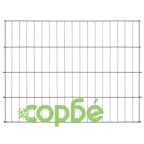 Комплект градински огради 115x79 см зелен ➤ топ цена ➤ sorbe.bg