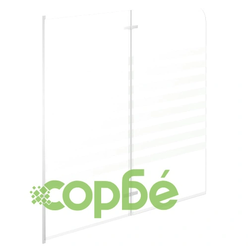 Душ кабина, 120x140 см, закалено стъкло, ивици ➤ топ цена ➤ sorbe.bg