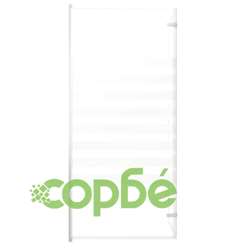 Душ кабина, 120x140 см, закалено стъкло, ивици ➤ топ цена ➤ sorbe.bg