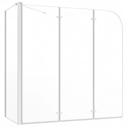 Душ кабина, 120x69x130 см, закалено стъкло, прозрачна