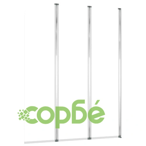 Душ кабини, 2 бр, 104x130 см, закалено стъкло, прозрачни ➤ топ цена ➤ sorbe.bg