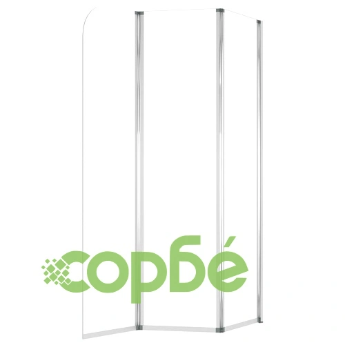 Душ кабини, 2 бр, 104x130 см, закалено стъкло, прозрачни ➤ топ цена ➤ sorbe.bg