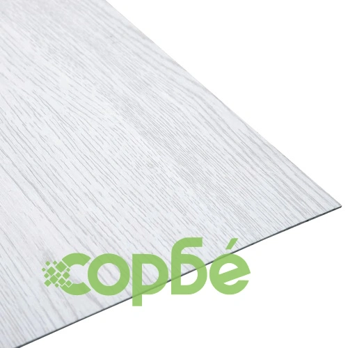 Самозалепващи подови дъски, 5,11 м², PVC, бели ➤ топ цена ➤ sorbe.bg