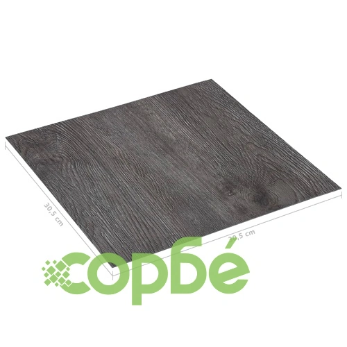 Самозалепващи подови дъски, 5,11 м², PVC, кафяви ➤ топ цена ➤ sorbe.bg