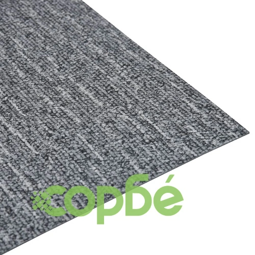 Самозалепващи подови дъски, 5,11 м², PVC, сиви ➤ топ цена ➤ sorbe.bg