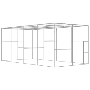 Клетка за котки 6x3x2,5 м поцинкована стомана