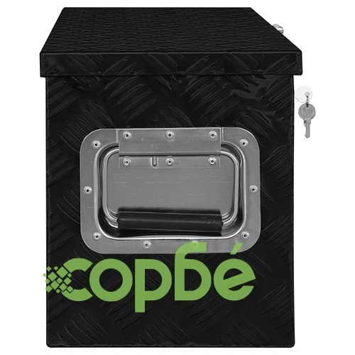 Алуминиева кутия, 80x30x35 см, черна  ➤ топ цена ➤ sorbe.bg