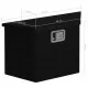 Алуминиева кутия, 70x24x42 см, трапецовидна, черна
