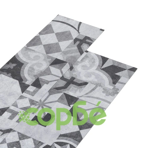 Несамозалепващи PVC подови дъски 5,26 м² 2 мм сива щампа ➤ топ цена ➤ sorbe.bg