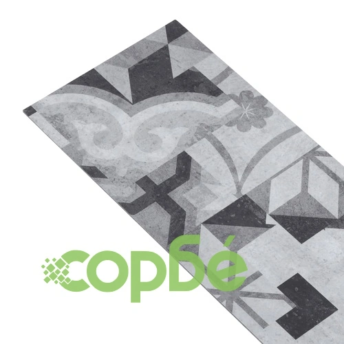 Несамозалепващи PVC подови дъски 5,26 м² 2 мм сива щампа ➤ топ цена ➤ sorbe.bg