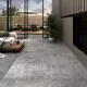 PVC подови дъски 5,02 кв.м. 2 мм самозалепващи бетонно сиво