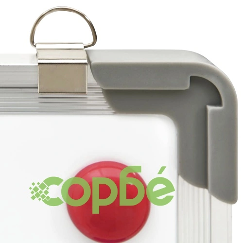 Магнитна дъска за сухо изтриване, бяла, 50x35 см, стомана ➤ топ цена ➤ sorbe.bg