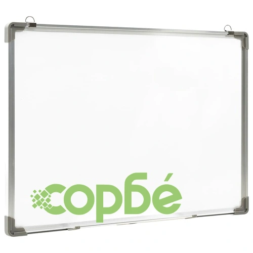 Магнитна дъска за сухо изтриване, бяла, 70x50 см, стомана ➤ топ цена ➤ sorbe.bg