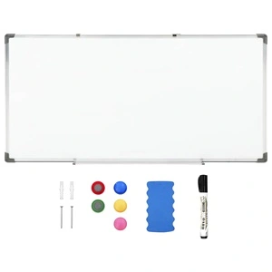 Магнитна дъска за сухо изтриване, бяла, 120x60 см, стомана