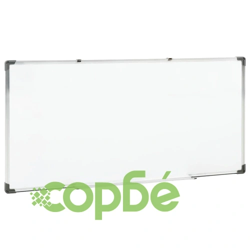 Магнитна дъска за сухо изтриване, бяла, 120x60 см, стомана ➤ топ цена ➤ sorbe.bg