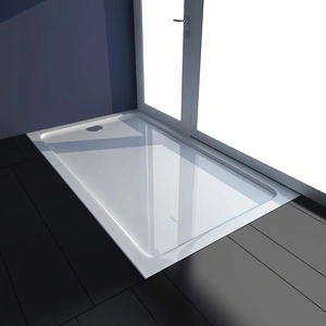 Душ корито, ABS, бяло, 70x120 см