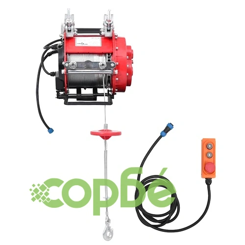 Електрически телфер за скеле, 800 кг, 230 V ➤ топ цена ➤ sorbe.bg