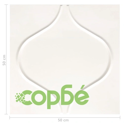 24 бр стенни панели 3D 0,5x0,5 м 6 м² ➤ топ цена ➤ sorbe.bg