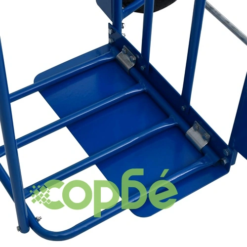 Количка за дърва за огрев стомана 63x70,5x119,5 см 120 кг синя ➤ топ цена ➤ sorbe.bg