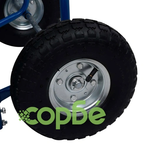 Количка за дърва за огрев стомана 63x70,5x119,5 см 120 кг синя ➤ топ цена ➤ sorbe.bg