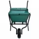 Сгъваема градинска количка, 60 л, зелена