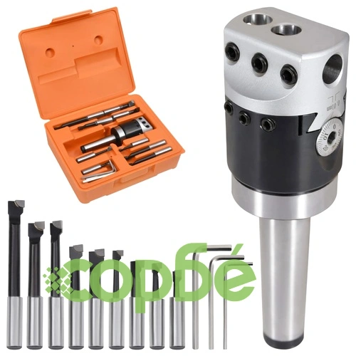 Комплект разстъргваща глава 50 мм с борщанги 15 части MT3-F1-12 ➤ топ цена ➤ sorbe.bg