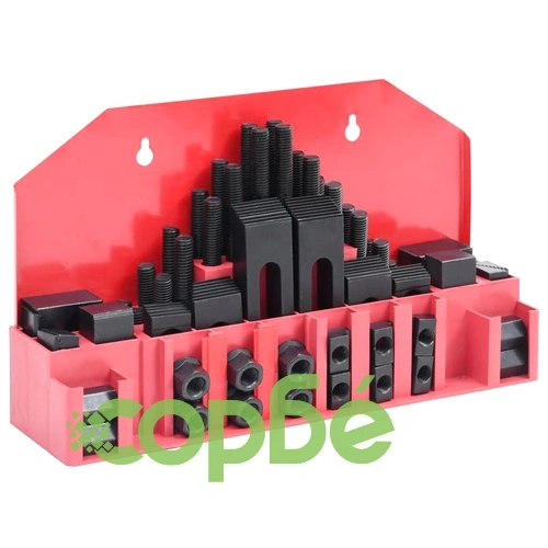 Комплект за закрепване на детайли 58 бр стомана за T-канал M14 ➤ топ цена ➤ sorbe.bg