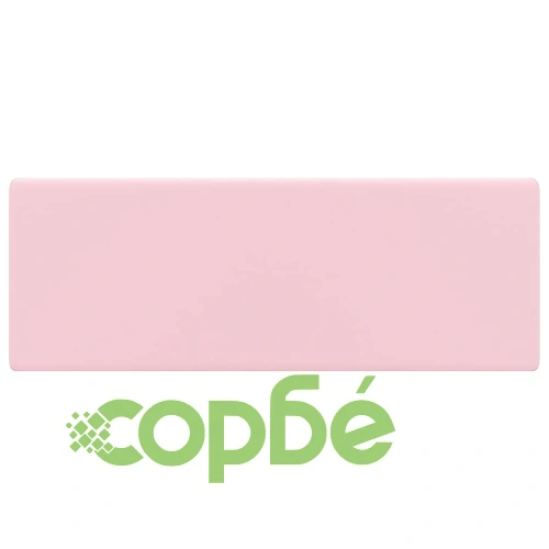 Мивка с преливник лукс квадрат розов мат 41x41 см керамика ➤ топ цена ➤ sorbe.bg