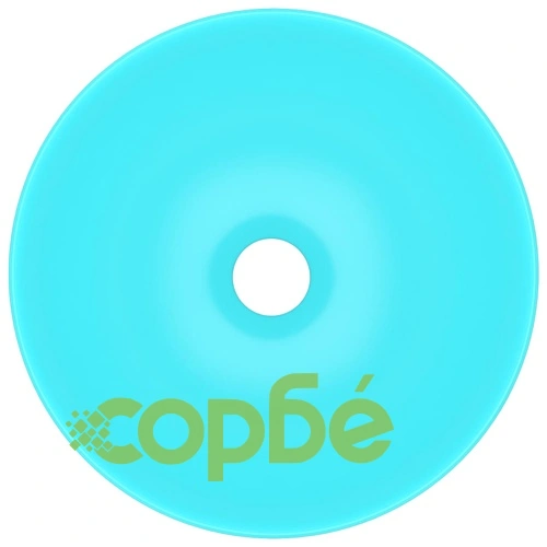 Керамична мивка за баня, светлозелена, кръгла ➤ топ цена ➤ sorbe.bg