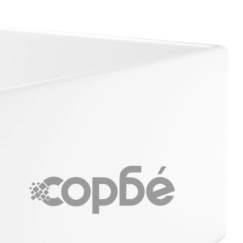 Мивка за баня с преливник, керамична, матово бяла ➤ топ цена ➤ sorbe.bg