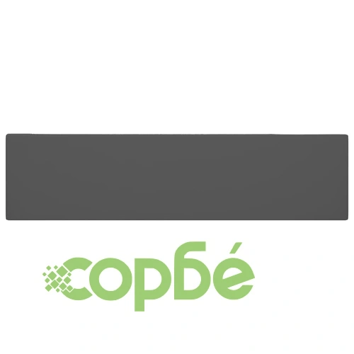 Мивка за баня с преливник, керамична, тъмносива ➤ топ цена ➤ sorbe.bg