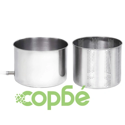 Преса за плодове и вино, неръждаема стомана, 6 л ➤ топ цена ➤ sorbe.bg