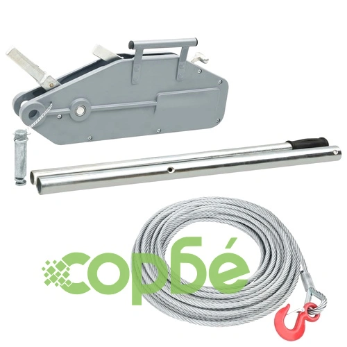 Тирфор със стоманено въже 1600 кг ➤ топ цена ➤ sorbe.bg