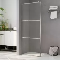 Стена за душ с прозрачно ESG стъкло, 90x195 см