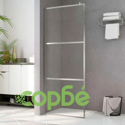 Стена за душ с прозрачно ESG стъкло, 140x195 см ➤ топ цена ➤ sorbe.bg