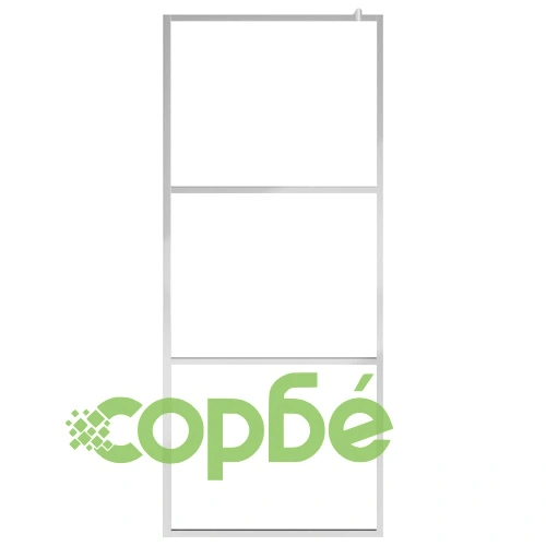 Стена за душ с изцяло матирано ESG стъкло, 90x195 см ➤ топ цена ➤ sorbe.bg