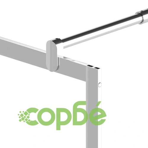 Стена за душ, ESG стъкло с дизайн на камъни, 80x195 см ➤ топ цена ➤ sorbe.bg