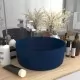 Луксозна кръгла мивка, матово тъмносиня, 40x15 см, керамика