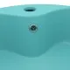 Луксозна мивка с преливник светлозелен мат 36x13см керамика