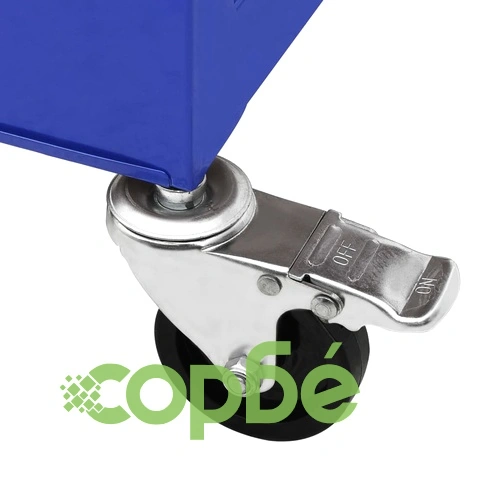 Количка за инструменти с 4 чекмеджета, стомана, синя ➤ топ цена ➤ sorbe.bg