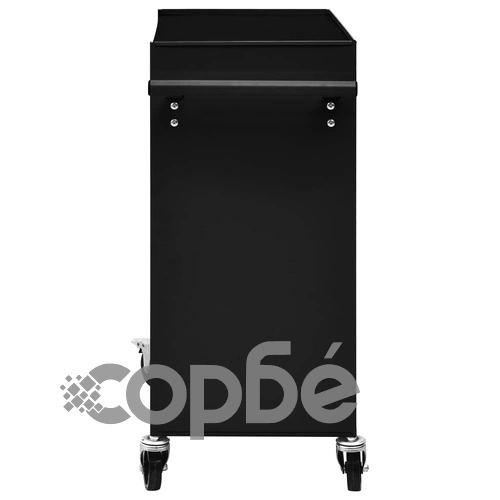 Количка за инструменти с 4 чекмеджета, стомана, черна ➤ топ цена ➤ sorbe.bg