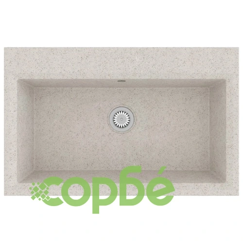 Кухненска мивка Бежово 79 x 50 x 31 см Гранит ➤ топ цена ➤ sorbe.bg