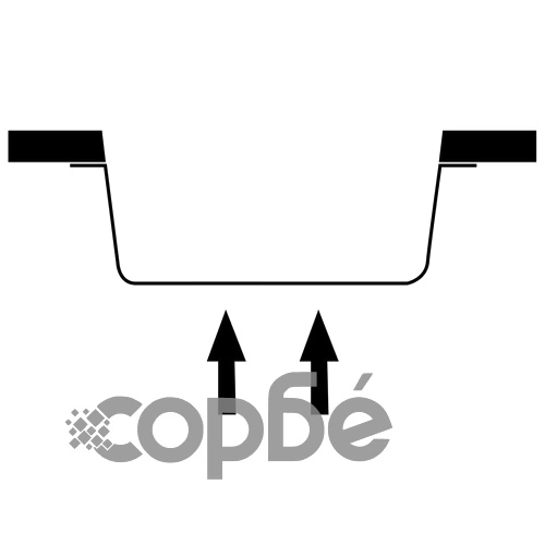 Кухненска мивка с преливник, сива, гранит ➤ топ цена ➤ sorbe.bg