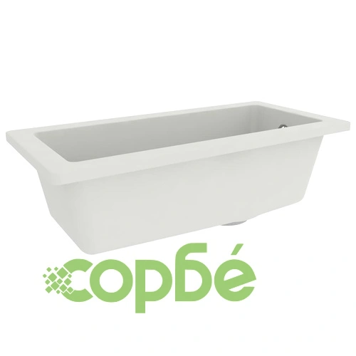 Кухненска мивка с преливник, бяла, гранит ➤ топ цена ➤ sorbe.bg