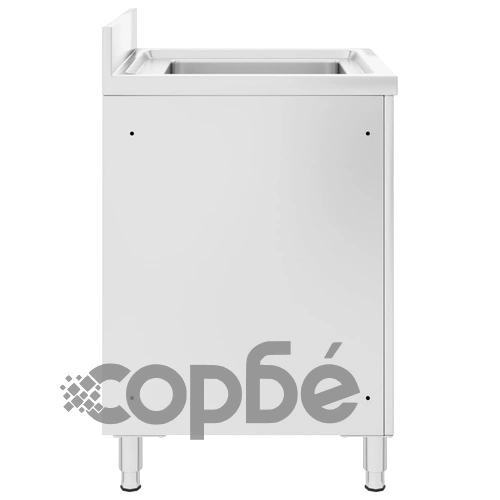 Търговски кухненски шкаф за мивка 60x60x96 см инокс ➤ топ цена ➤ sorbe.bg