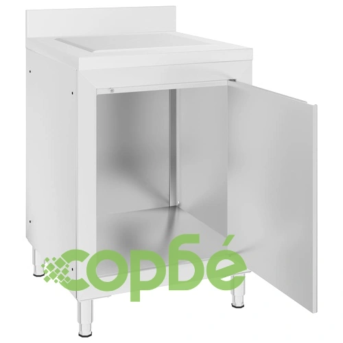 Търговски кухненски шкаф с отцедник, неръждаема стомана ➤ топ цена ➤ sorbe.bg