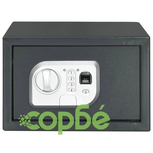 Цифров сейф с пръстов отпечатък, тъмносив, 31x20x20 см ➤ топ цена ➤ sorbe.bg