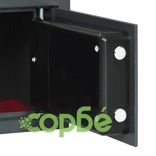 Цифров сейф с пръстов отпечатък, тъмносив, 31x20x20 см ➤ топ цена ➤ sorbe.bg