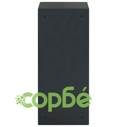 Цифров сейф с двойна врата, тъмносив, 35x31x80 см ➤ топ цена ➤ sorbe.bg