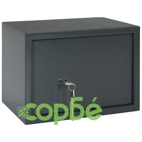 Механичен сейф, тъмносив, 35x25x25 см, стомана  ➤ топ цена ➤ sorbe.bg